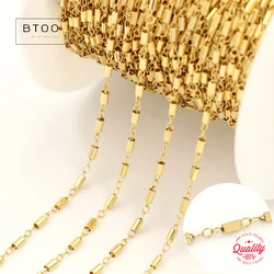 14k Gold Filled Satellite Round Tubed Chain, Wholesale, USA Made, Chain by foot Permanent Jewelry Chain