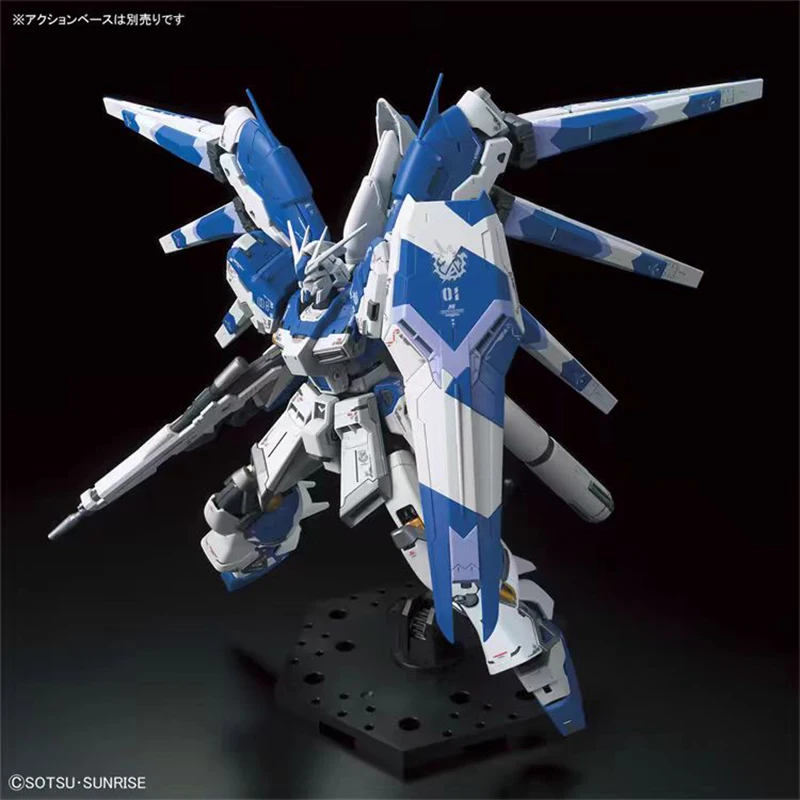 Kit Bandai Gundam Hi-Nu Mobile Suit Model, Action Figure, Presentes colecionáveis para crianças, RX-93-v2, Escala 1: 144, RG 36