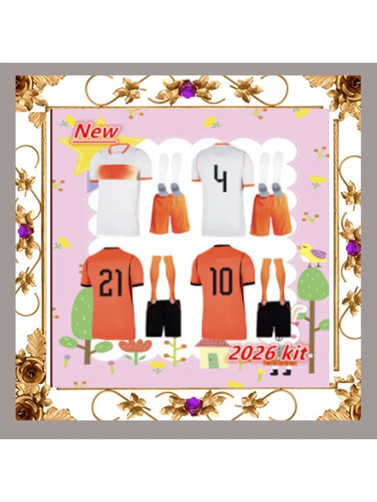 OK Nieuw 2026 Nederlandes home decor kinderkit 2026 2027 Hollandes Oranje shirt Aangepaste films Decoratief schilderij - afbeelding 2