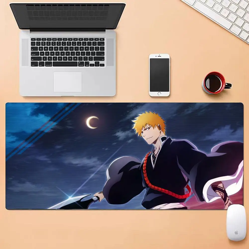 Hot Anime BLEACH Mouse Pad Multiple Sizes Large Square Computer Office Game Table Mats Rubber Anti-slip Mousepads
