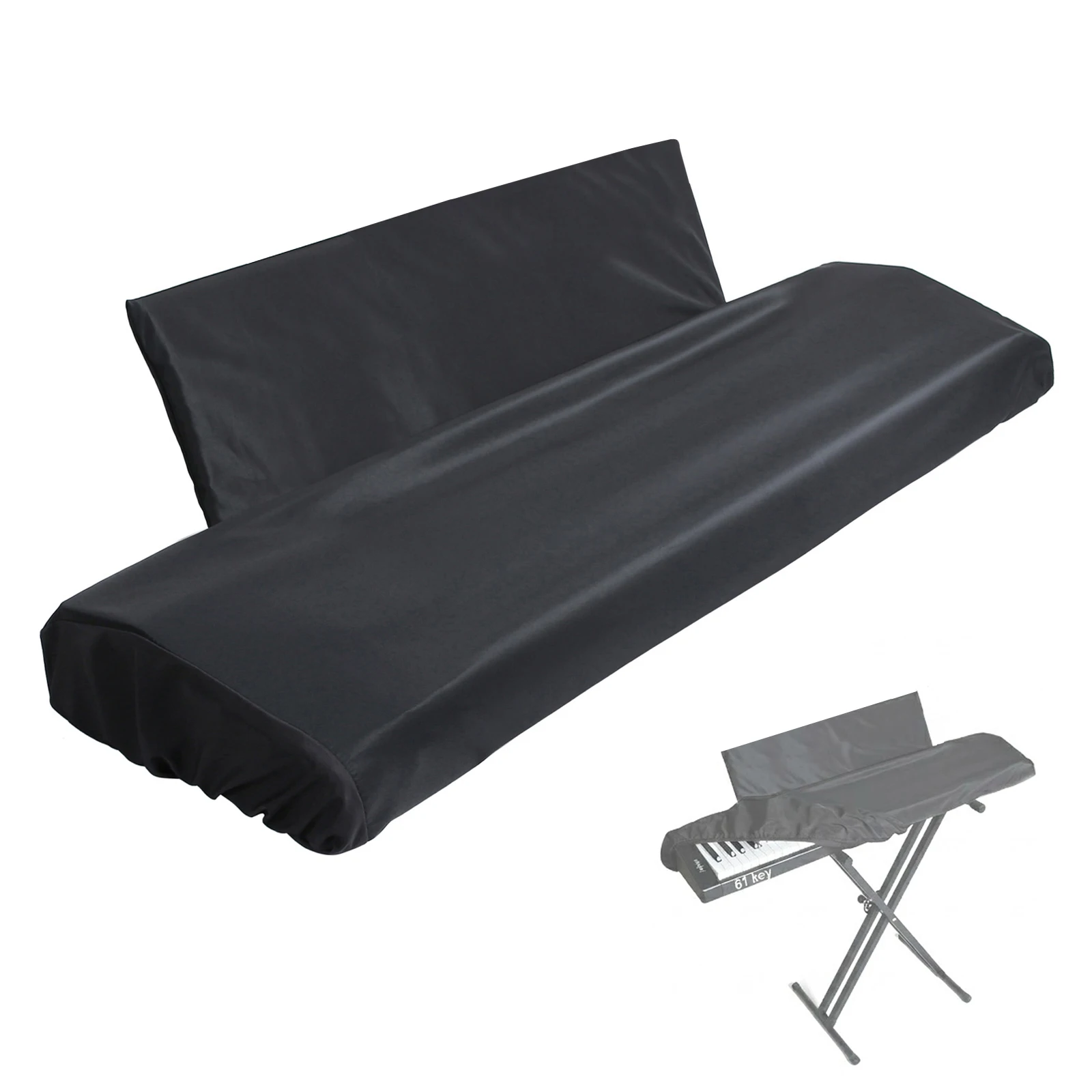 61 Key Digital Electronic Piano Dust Cover Washable Waterproof Oxford Fabric Piano Keyboard Full Cover with Music Sheet Stand