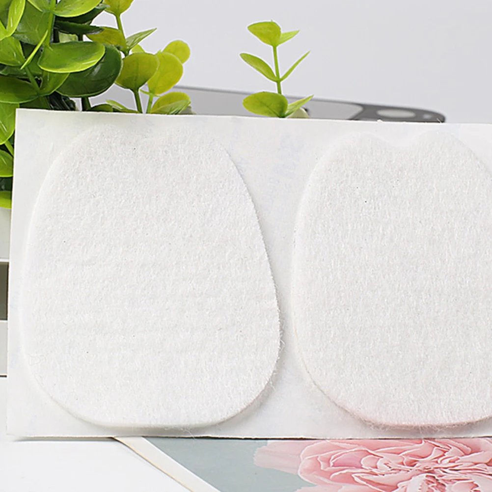 

3 Pairs White Felt Forefoot Pads Antiwear Shoe Shoe Patches For Toe Holes Tongue Patch Inserts for Sneakers Heels