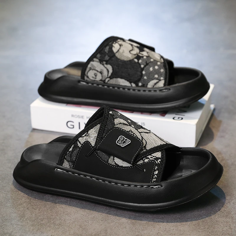 Mesh Mens Casual Sandals Mixed Colour Man Shoes White Male Fashion Slippers New Arrival Trends 2026 Leisure Men Outdoor Footwear