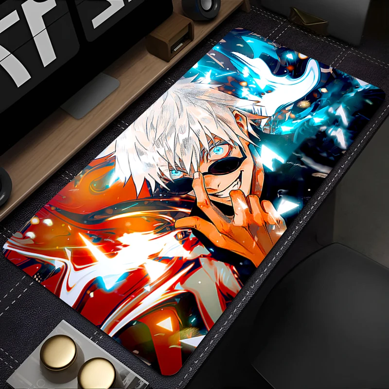 Mouse pad de borracha antiderrapante mousepads jogador de jogo notebook computador tapete de mesa tapete de pc jujutsu kaisen satoru gojos mousepad