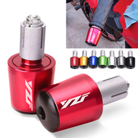 22MM Handlebar Grips Handle Bar Cap End Plugs For Yamaha YZF R3 R25 R6 R15 R1 R125 2019 2020 2021 CNC Motorcycle accessories