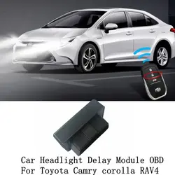 Car Headlight Delay Module Plug OBD For Toyota Camry Corolla Cross Highlander Kluger RAV4 2023-2024 TNGA Series Accessories