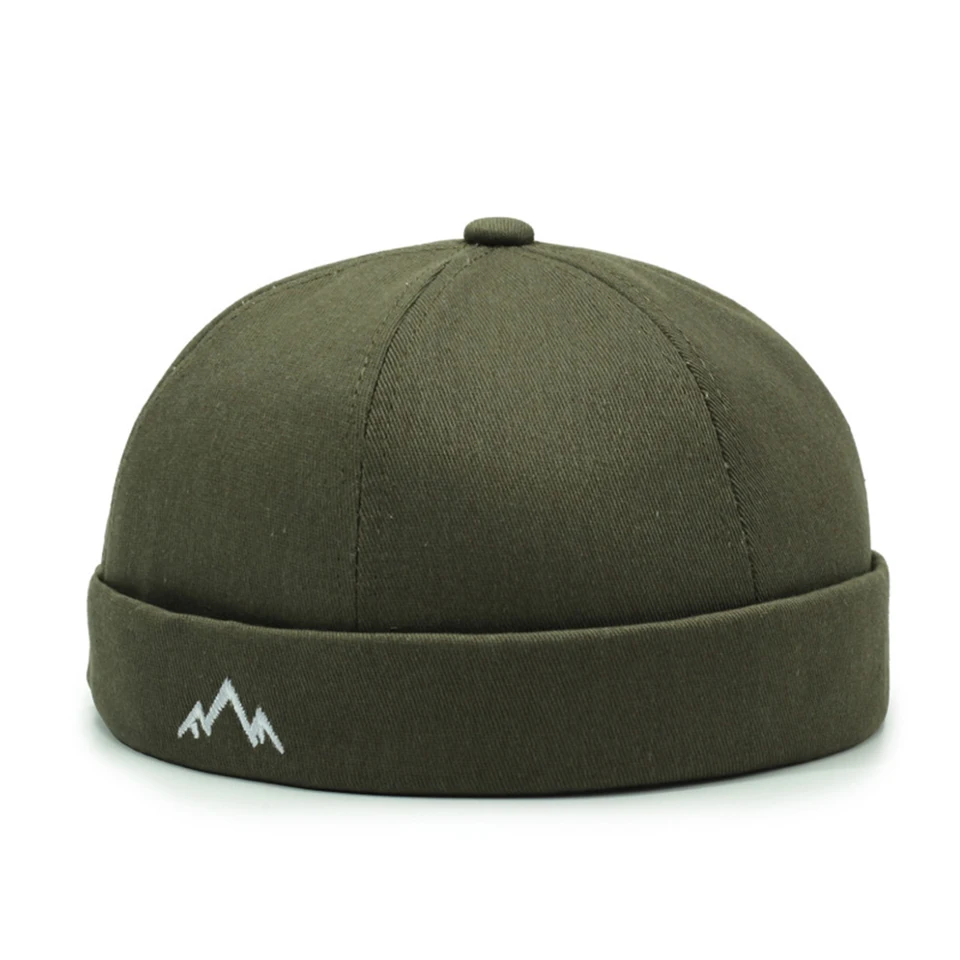 Unisex Brimless Hat Breathable Mountain Beanie Hat Men Adjustable Docker Cap Casual Skullies Cap Women Streetwear Hip Hop Hats, image 11