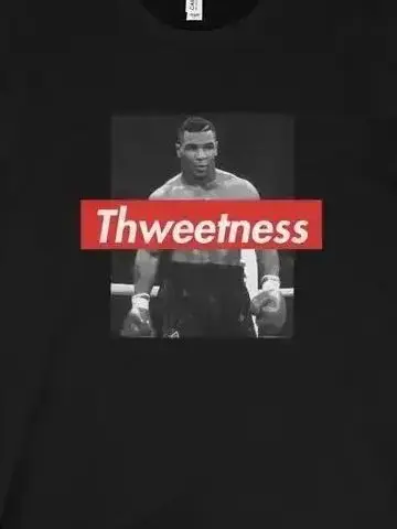 

Thweetness - Funny Mike Tyson T Shirt. Short Sleeve 100% Cotton Casual T-shirts Loose Top Size S-3XL