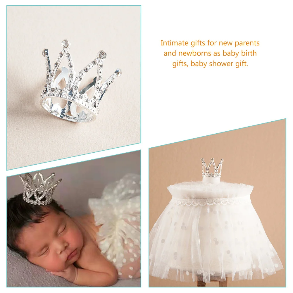 

1Set Baby Girl Princess Lace Tutu Skirt Crown Newborn Photo Shoot Outfit Baby Photography Costume Newborn Growth Prop