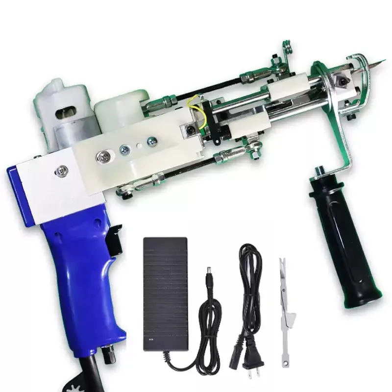 2 In 1 Cut Loop Electric Tufting Gun DIY Handmade Rug Making Tool Complete Starter Kit For Carpet Craft Creation
