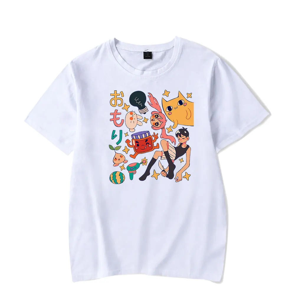 

Omori Sunny Basil Kel Aubrey logo Merch T-Shirt Men and Woman Short Sleeve Women Funny T Shirt Unisex Harajuku Tops