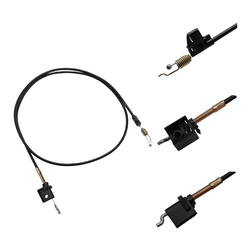 

Replacement Drive Control Cable 193480 for Craftsman Lawn Mower 68 inch Cable 58 inch Conduit Z bend and Spring End