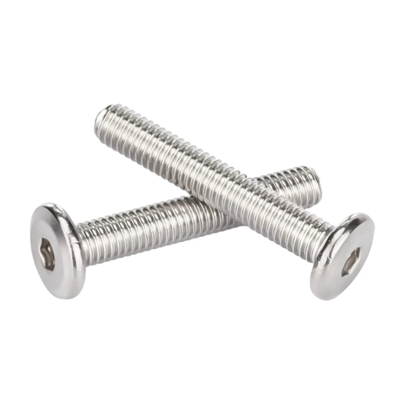 SS A2 M4 M5 M6 ألين رئيس مسامير برشام 304 سداسية من الفولاذ المقاوم للصدأ المقبس شقة رئيس مشترك البراغي الأثاث الجمعية النجارة DIY بها بنفسك #5