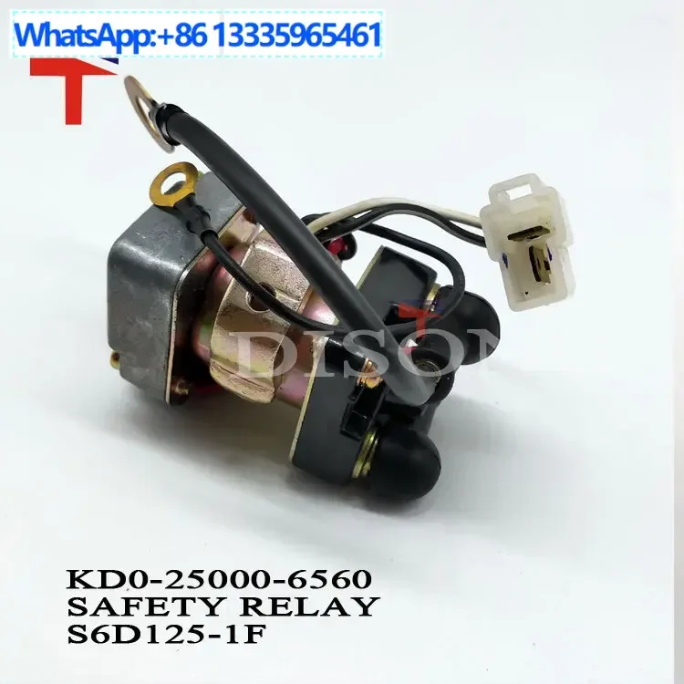 

Applicable excavator electrical parts S6D125 relay KD0-25000-6560