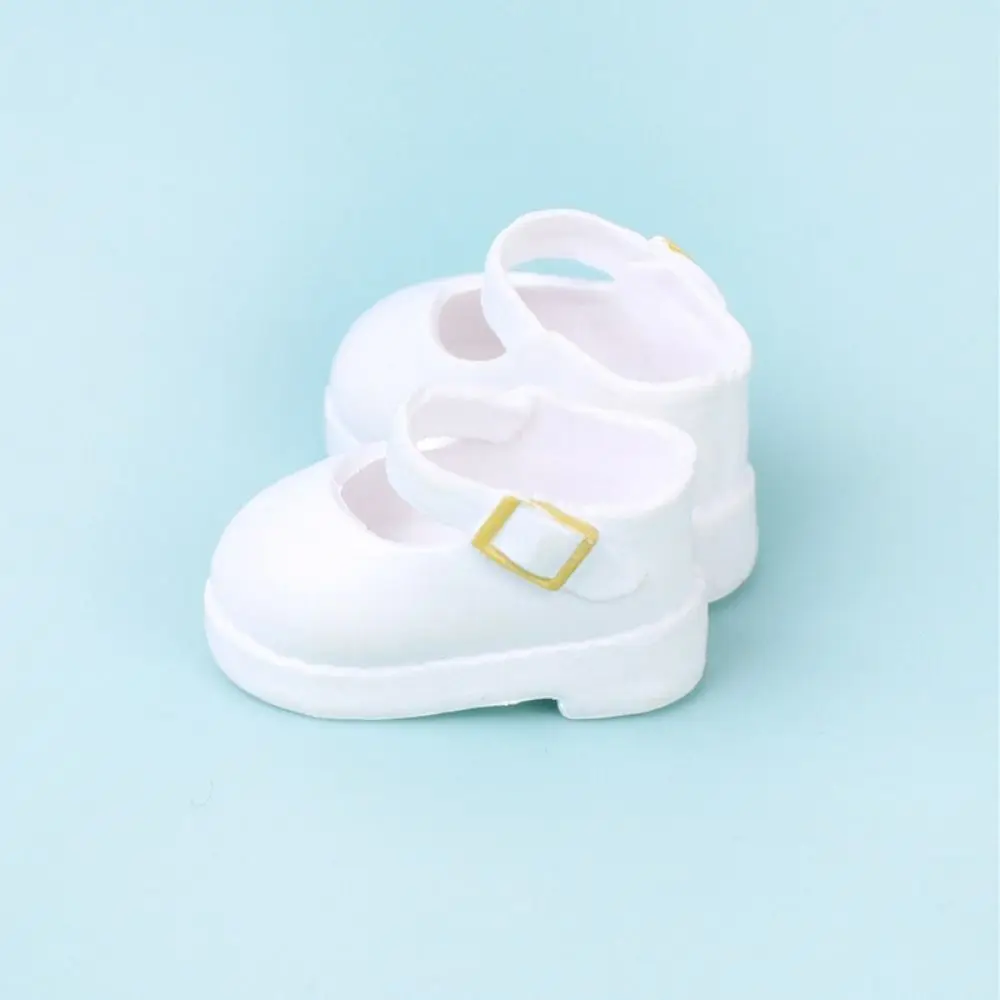 1 Pair Simulation OB11 Doll Uniform Shoes Three Colors Decoration Detachable Mary Jane Doll Shoes PVC Material Lovely