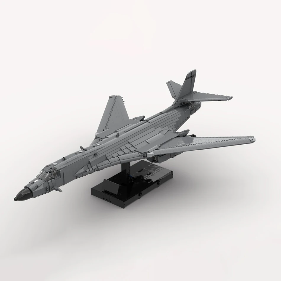 Military MOC Building Blocks UCS Collection Rockwell B-1 Lancer Strategic Bomber Technology Bricks Fighter Assembly Model Toys