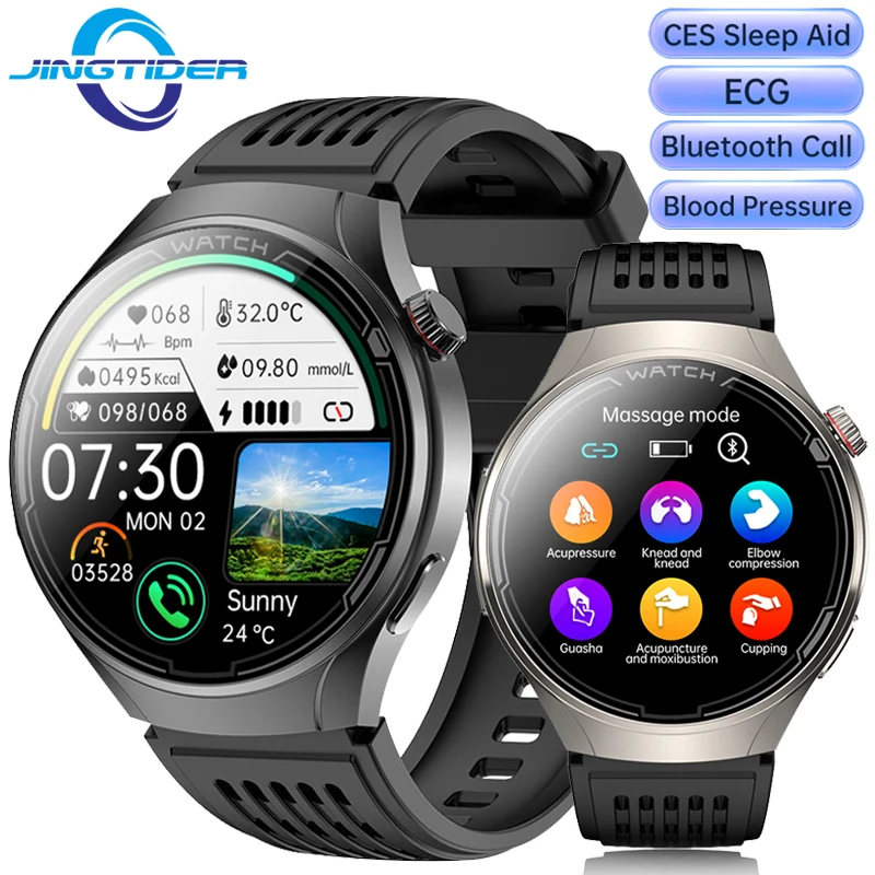 

FD06 Bluetooth HD Calling Smart Watch CES Sleep Aid 6 Modes Massage Full Body Smartwatch Physical Therapy Health Fitness