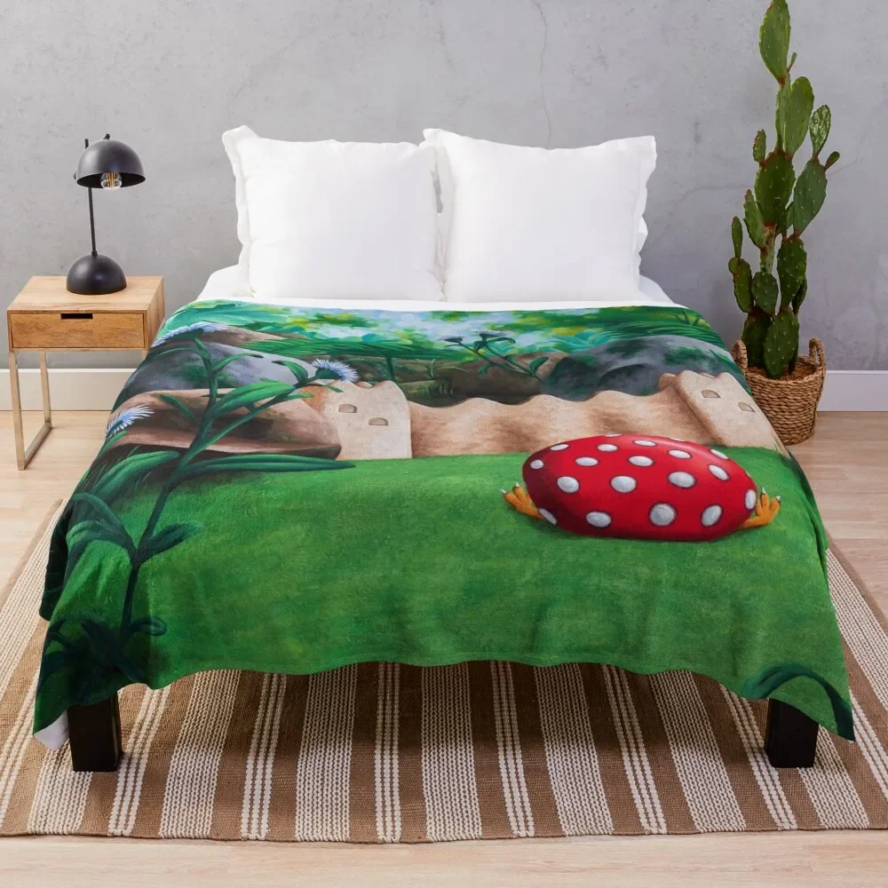 

Garden of Hope Throw Blanket Summer Cute Hair Loose Blankets