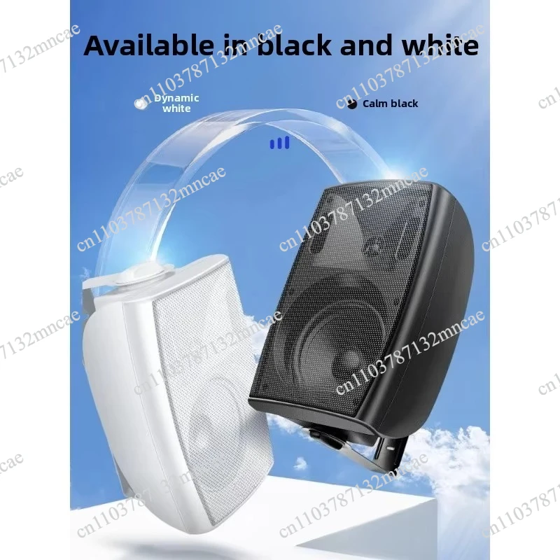 Bluetooth Wall-mounted Audio, Power Amplifier, Speaker Set, Store-specific Commercial Wall-mounted Supermarket, Restaurant