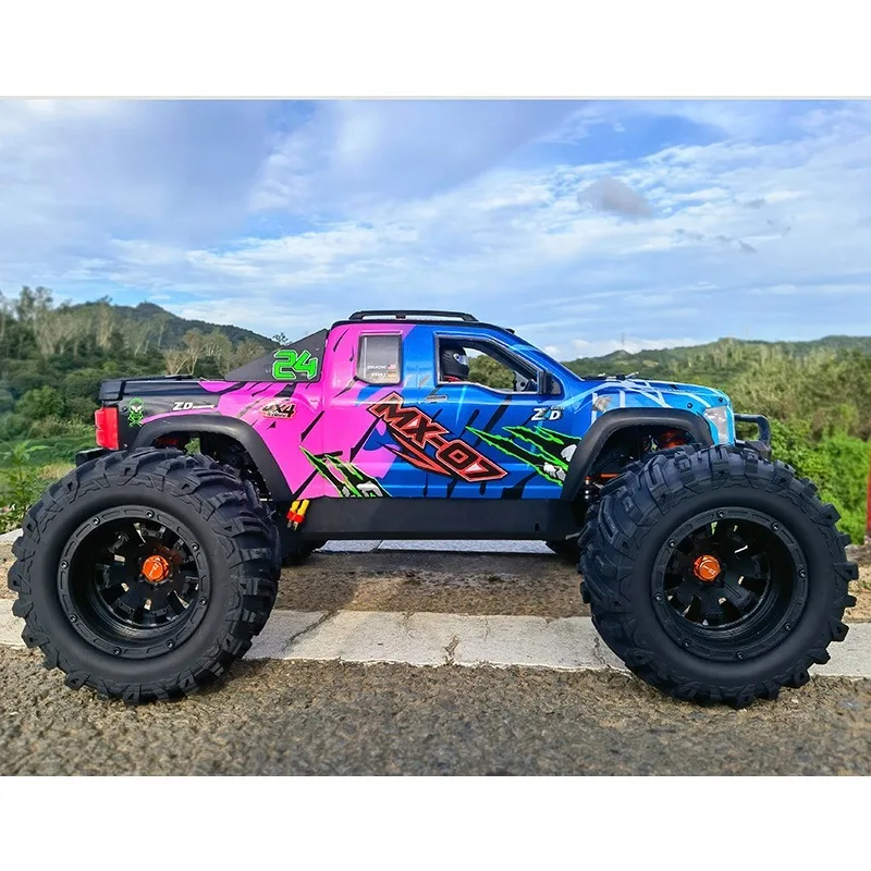 

Top zd racing MX-07 remote control biggie 1/7 4WD brushless off-road vehicle high speed RC model mx07