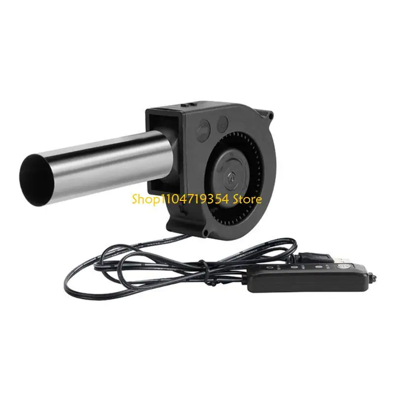 

0xld Multoclose 5 В USB -вентилятор USB для эффективной бирбек -плиты легкая центробежная конструкция с регулируемыми воздушных