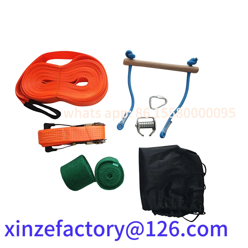 ألعاب خارجية قابلة للتخصيص بطول 20 مترًا للأطفال، مجموعات بكرة معدات خط الرمز البريدي للفناء الخلفي #3