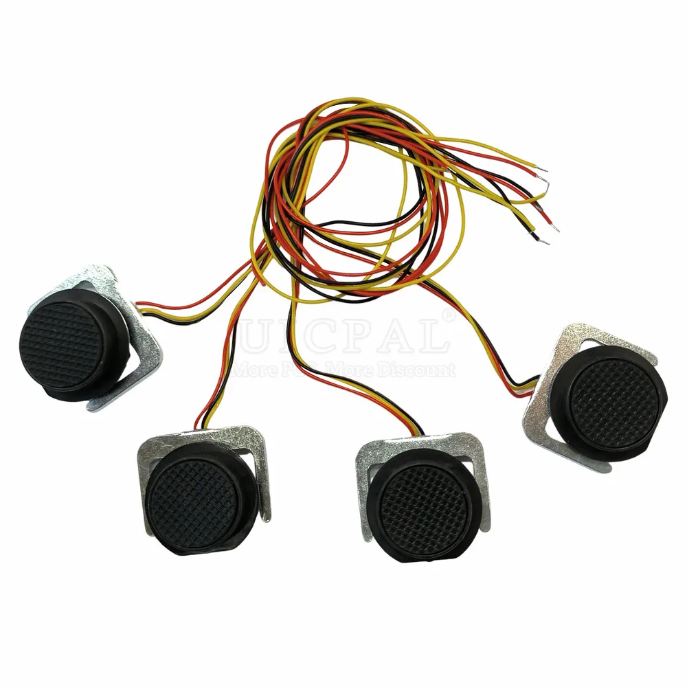 4PCS/LOT Human Load Cell DIY Resistance-Strain Half Bridge Sensor Module 200KG with Foot Pad