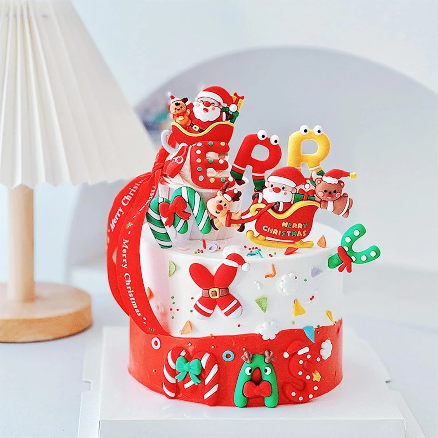 Christmas Cake Topper Santa Cl - Elk Bugle Call recension och pris