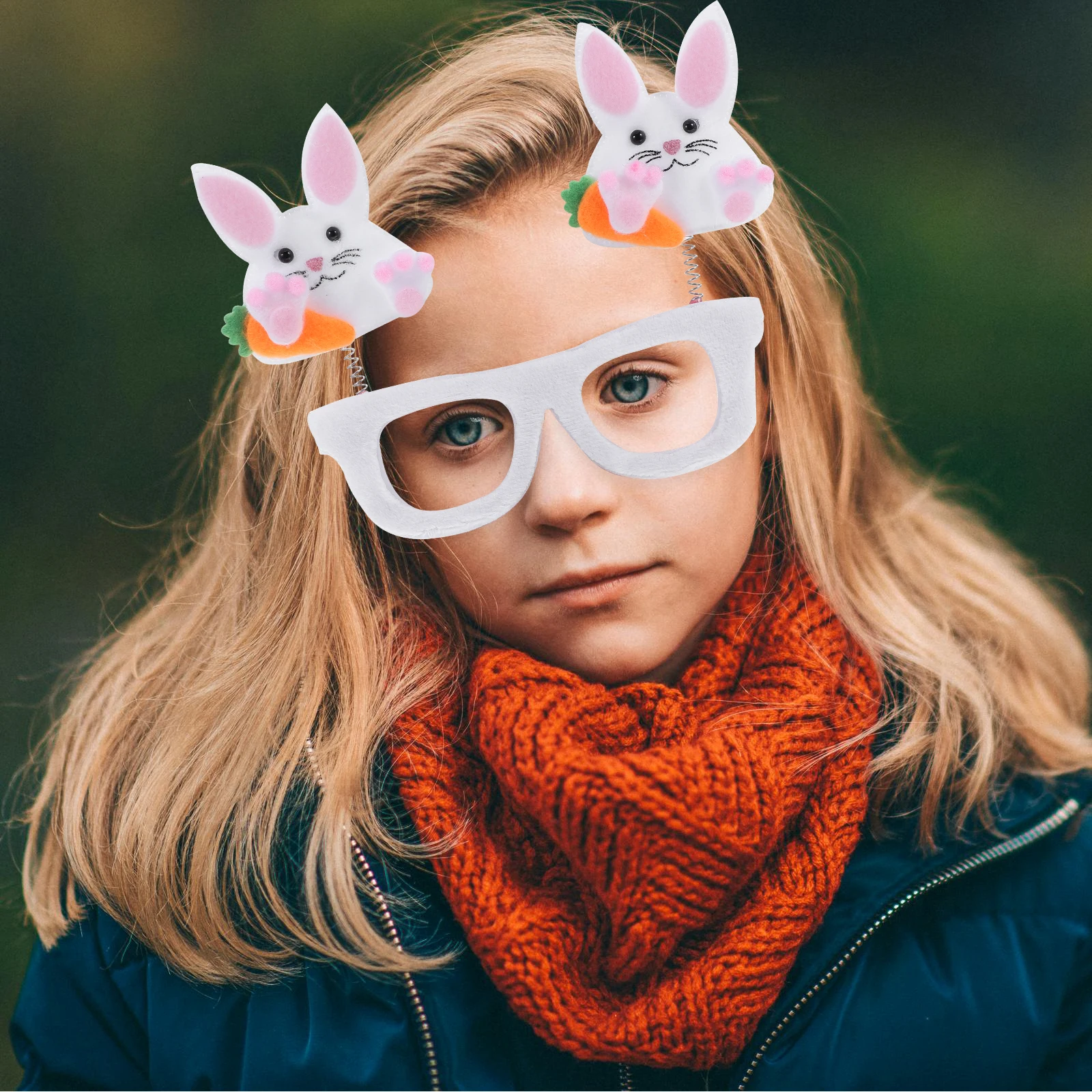 

Easter Glasses Bunny Holding Carrot Cartoon Frame Party Photo Booth Props Easter Party Decorations Bunny Glasses