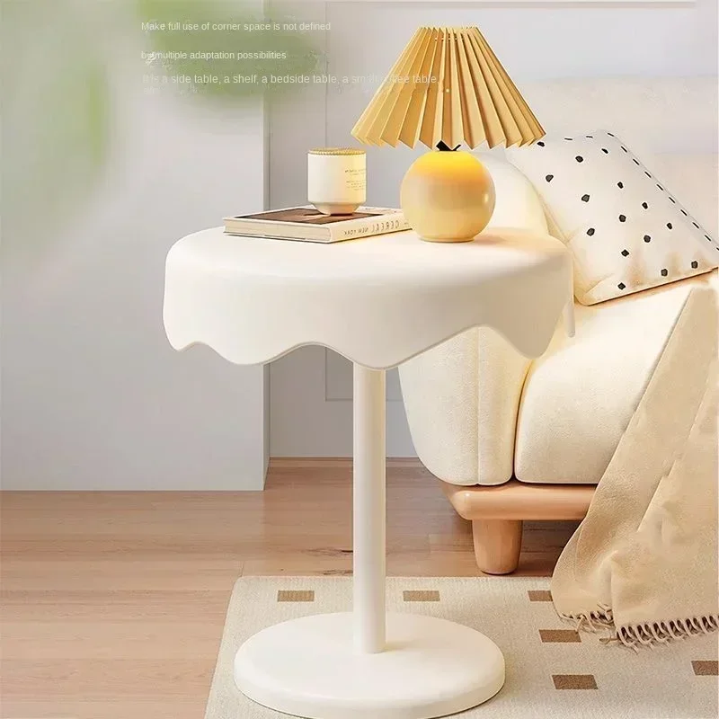 

Creative side few ins wind petals table light luxury sofa corner few bedside storage side cabinet cloud mini coffee table