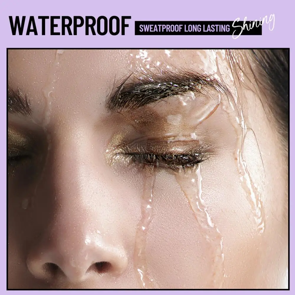 真珠のような液体アイシャドウメイクアップナチュラルスモーキーシルバーシマーグリッターダイヤモンドシャドウまぶた用防水美容ハイライター