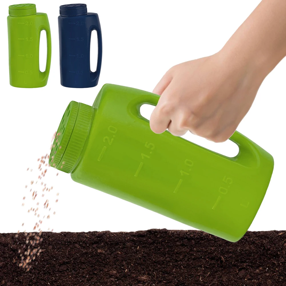 

Hand Held Spreader Large Capacity Outdoor Salt Spreader Multifunctional Portable Fertilizer Planting Tool Gardening Tool