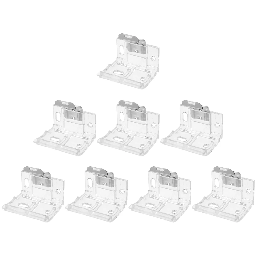 

8pcs Mini Blind Brackets Metal Replacement Hold Down Clips For Venetian Window Blinds Safety Fixing Accessories