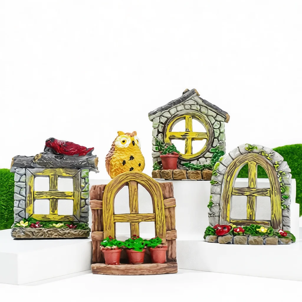 Resin Miniature Window Decor A - Background Resin Art 评论和价格