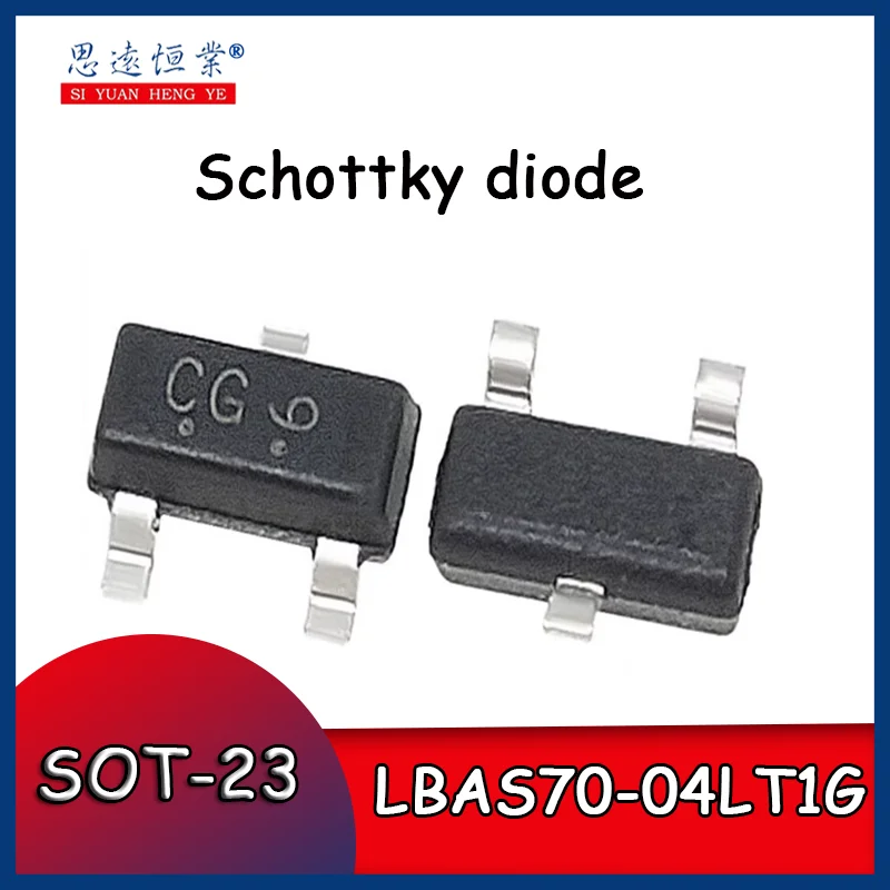 

10PCS LBAS70-04LT1G Schottky diode BAS70-04 silk-screened CG 74 SOT-23