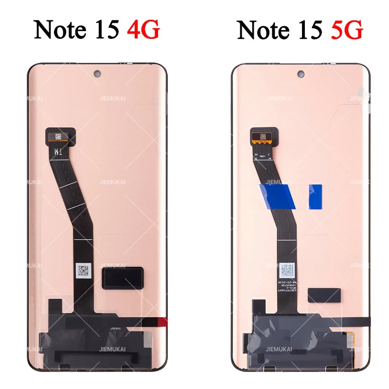 100%Tested Premium For Xiaomi Redmi Note 15 4G Display Touch Screen Digitizer Panel Assembly For Redmi Note 15 5G Lcd With Frame