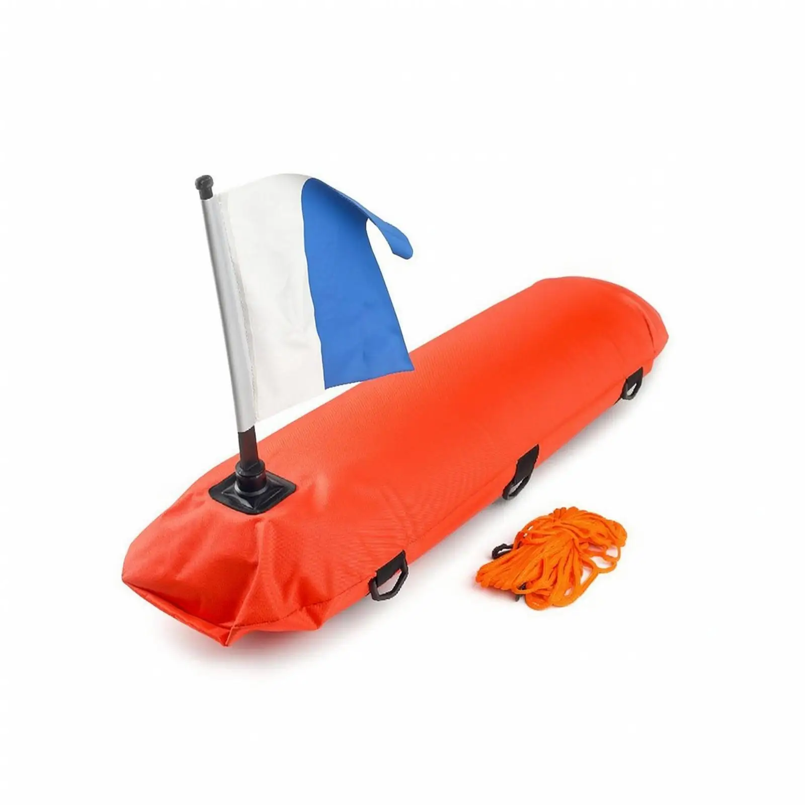 inflatable-orange-dive-buoy-pvc-rescue-marker-with-flag-pole-for-scuba-diving-safety-gear