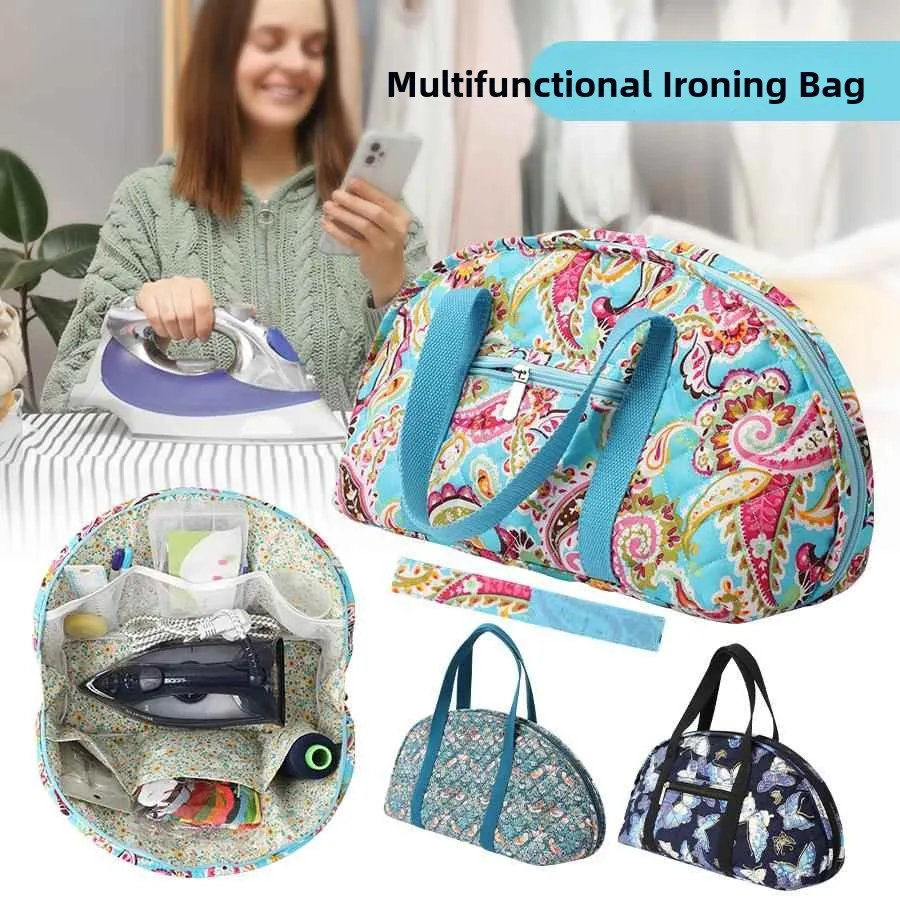 

Portable Ironing Board Storage Bag Dustproof Handbag Sewing Tools Travel Bag Home Use Iron Storage Case