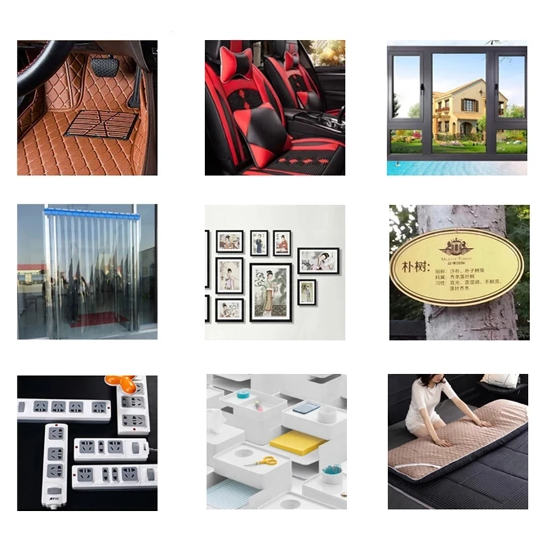 150 مللي متر أسود قوي الذاتي لاصق السحابة حلقة ربط شريطية لاصق السحابة الشريط اللثة الشريط ملصق الشريط مع الغراء DIY بها بنفسك