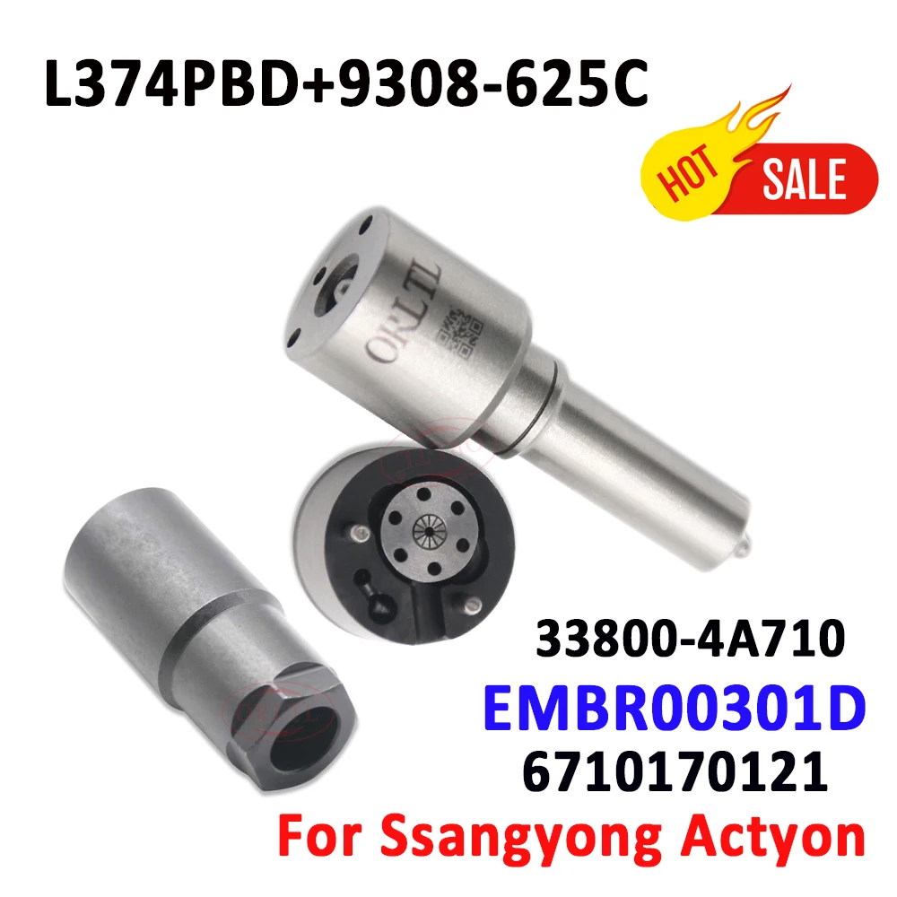 

ORLTL 28229873 A6710170121 338004A710 Ремкомплекты 7135-573 Сопло G374 L374PBD Клапан 9308-625C ДЛЯ Delphi Euro 5 EMBR00301D