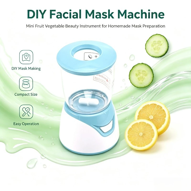 Mini DIY Fruit Vegetable Mask Maker Homemade Facial Mask Making Machine Home Beauty Instrument