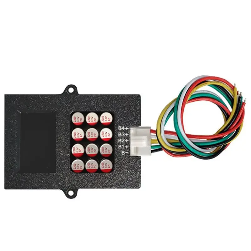 T24C 4X New 5A Lipo/Lifepo4 Active Balancer 4S With Voltage Dispaly 12V Lithium Battery Energy Transfer Active Equalizer