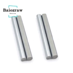 Baiozraw MOTION PARTS Bearing Steel Rod D Type Shaft Grind Flat Linear Rail Round Length 30/45/50/60mm Diameter 5mm 3D Printer