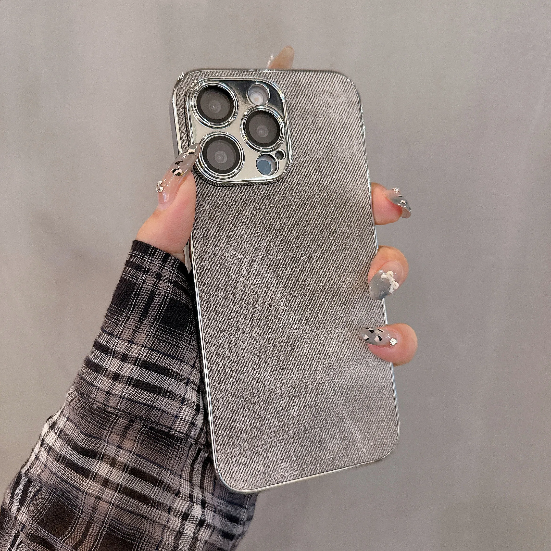 아이폰 17/16/15/14/13/12/11 프로 맥스용 전기도금 카우보이 패턴 폰 케이스 - 카메라 보호 기능이 있는 충격 방지 백 커버