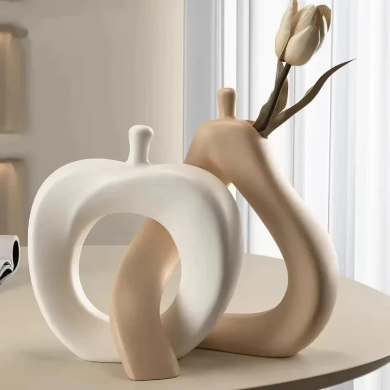 

Cream pear vase decoration wine cabinet home living room desktop decoration