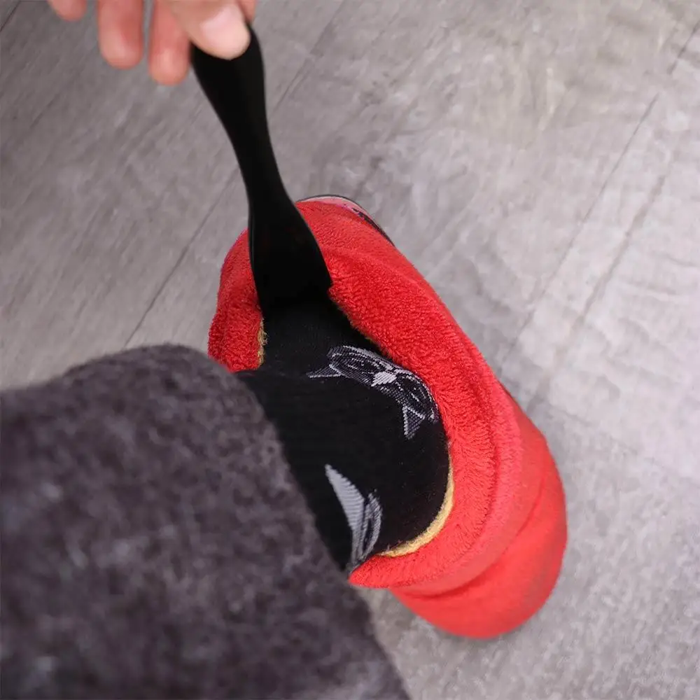 رافع الأحذية 19 سم على شكل ملعقة لبيسة الحذاء المرنة والمتينة من البلاستيك لبيسة الحذاء الاحترافية كسول #2