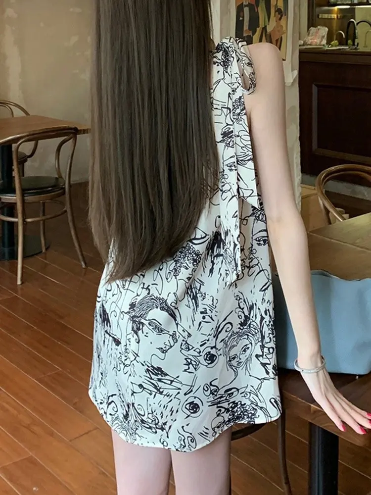 Dresses Women Cotton Floral Embroidered A-Line Midi Skirt Vacation Bohemian Artistic Relaxed Lightweight Sweet Flowy Beach Ins