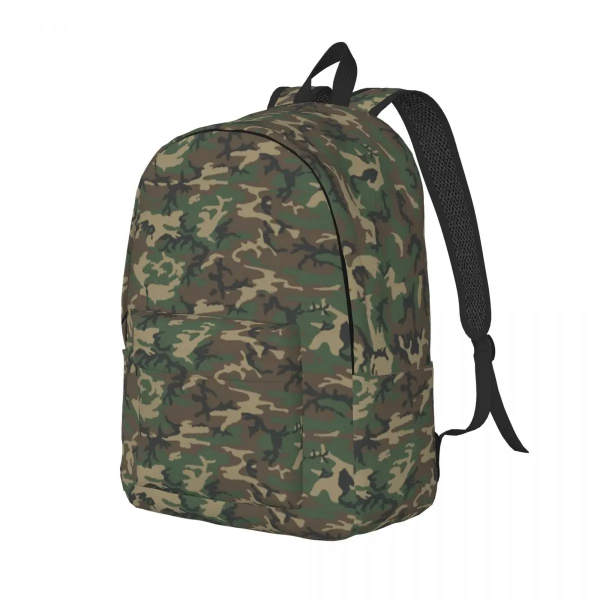 Armys Camouflage Pattern Backpack Middle High College School Student Jungle Militarys Camo Book Bags Men Women Daypack Travel