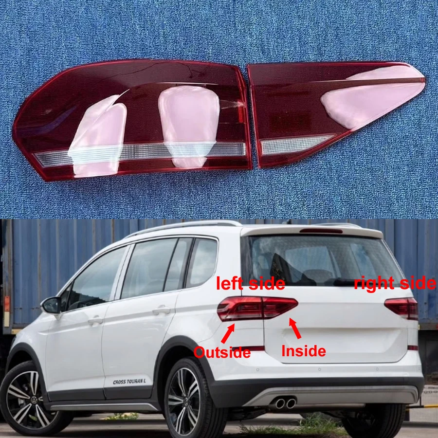

Для Volkswagen VW Touran 2016-2022 задний фонарь корпус задний фонарь крышка указателя поворота маска заменить оригинальный абажур