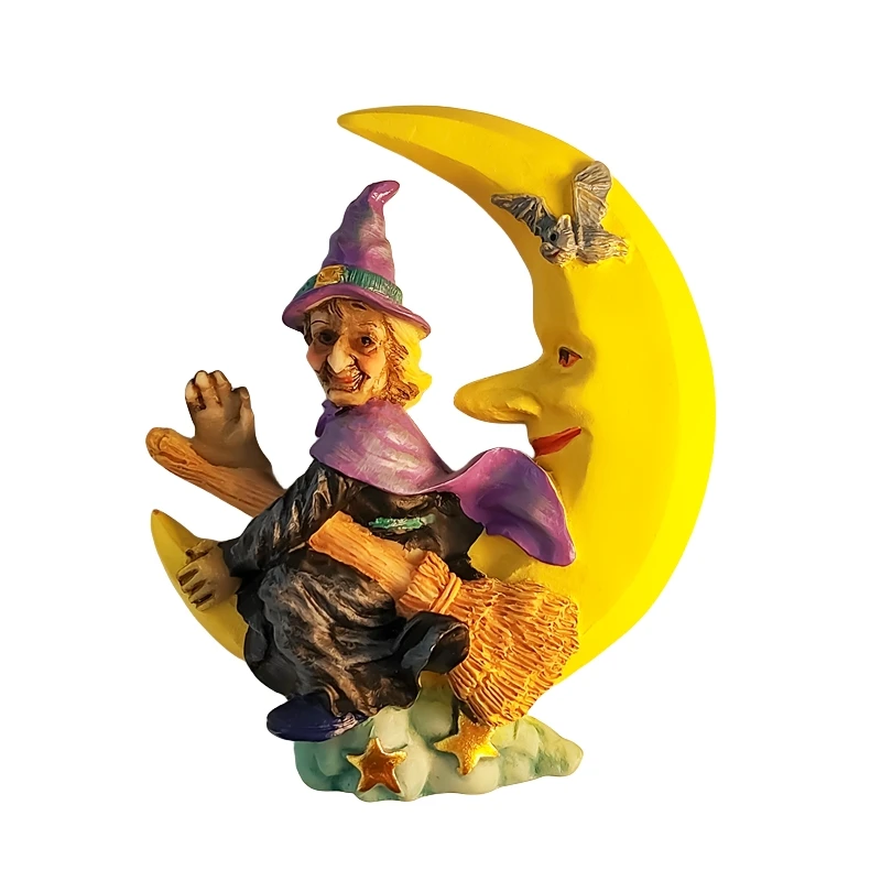 Ancient Greek Mythological Figure Moon Witch 3D Fridge Magnets Tourism Souvenirs Refrigerator Magnetic Stickers Gift
